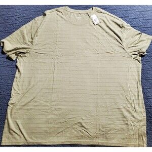 Goodfellow & Co Men's Short Sleeve T-Shirt Green Size 4XLT - NEW - QTY AVAILABLE